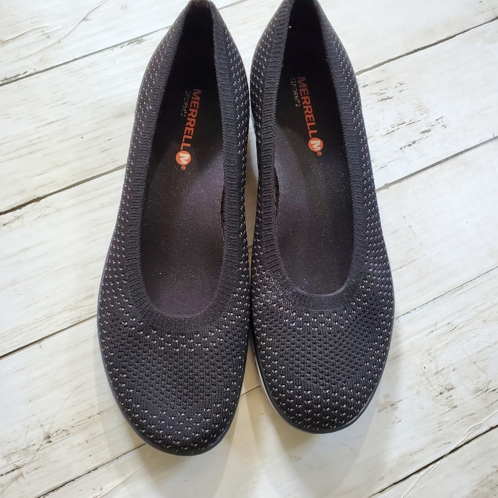 Merrell‎ Zoe Sojourn form 2 slip on slides flats shoe 8.5 breathable cloth top - Picture 2 of 6